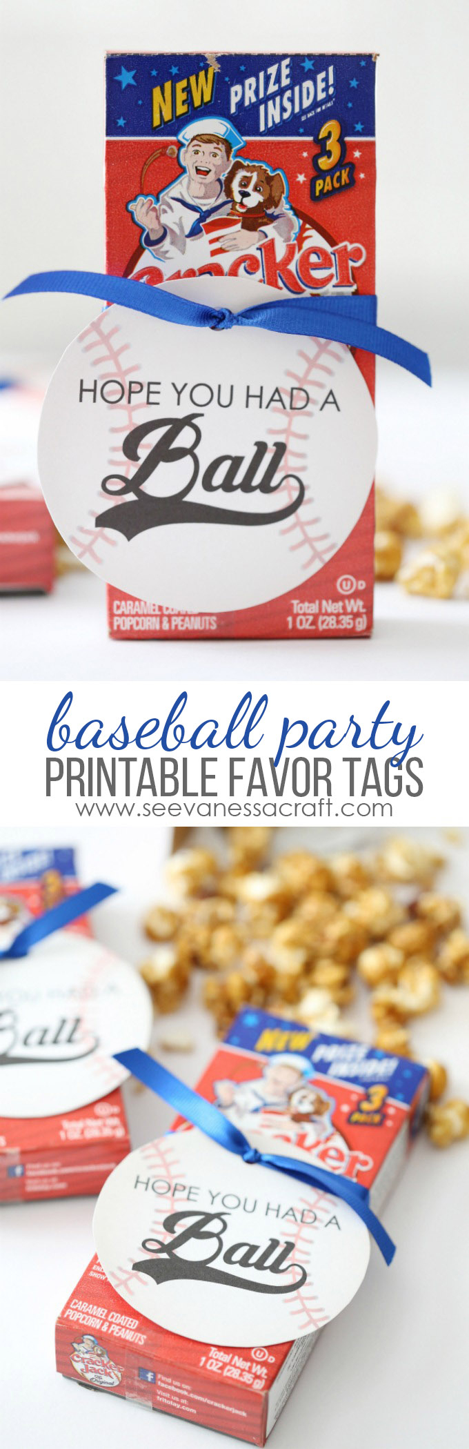 Baseball Birthday Party Favor Tags - Free Printable Baseball Favor Tags