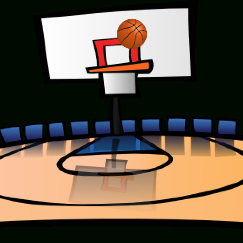 Basketball Court Clip Library Stock Free - Rr Collections - Free Printable Basketball Court