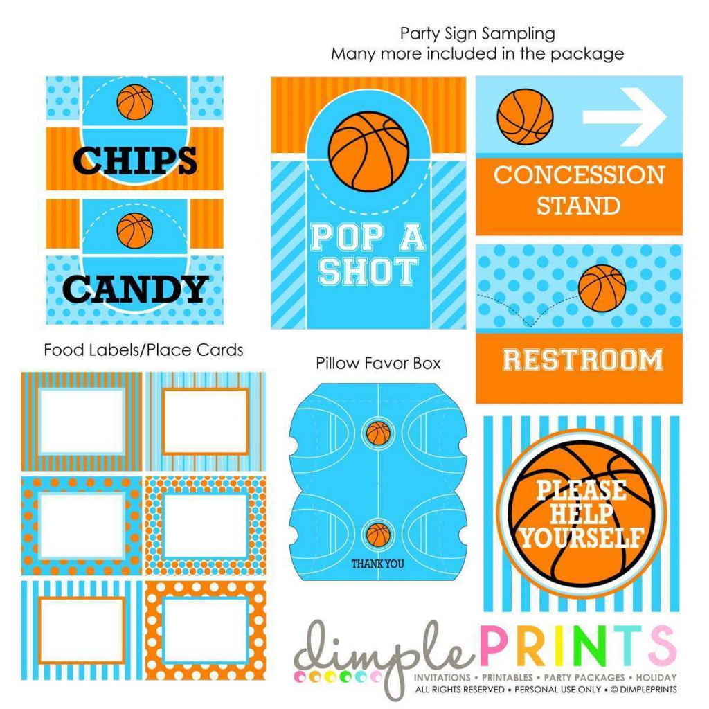 Basketball Invites Free Printable | Free Printable - Basketball Invites Free Printable