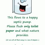 Bathroom Sign. Please Flush Only Toilet Paper, | Signs | Pinterest   Free Printable Flush The Toilet Signs