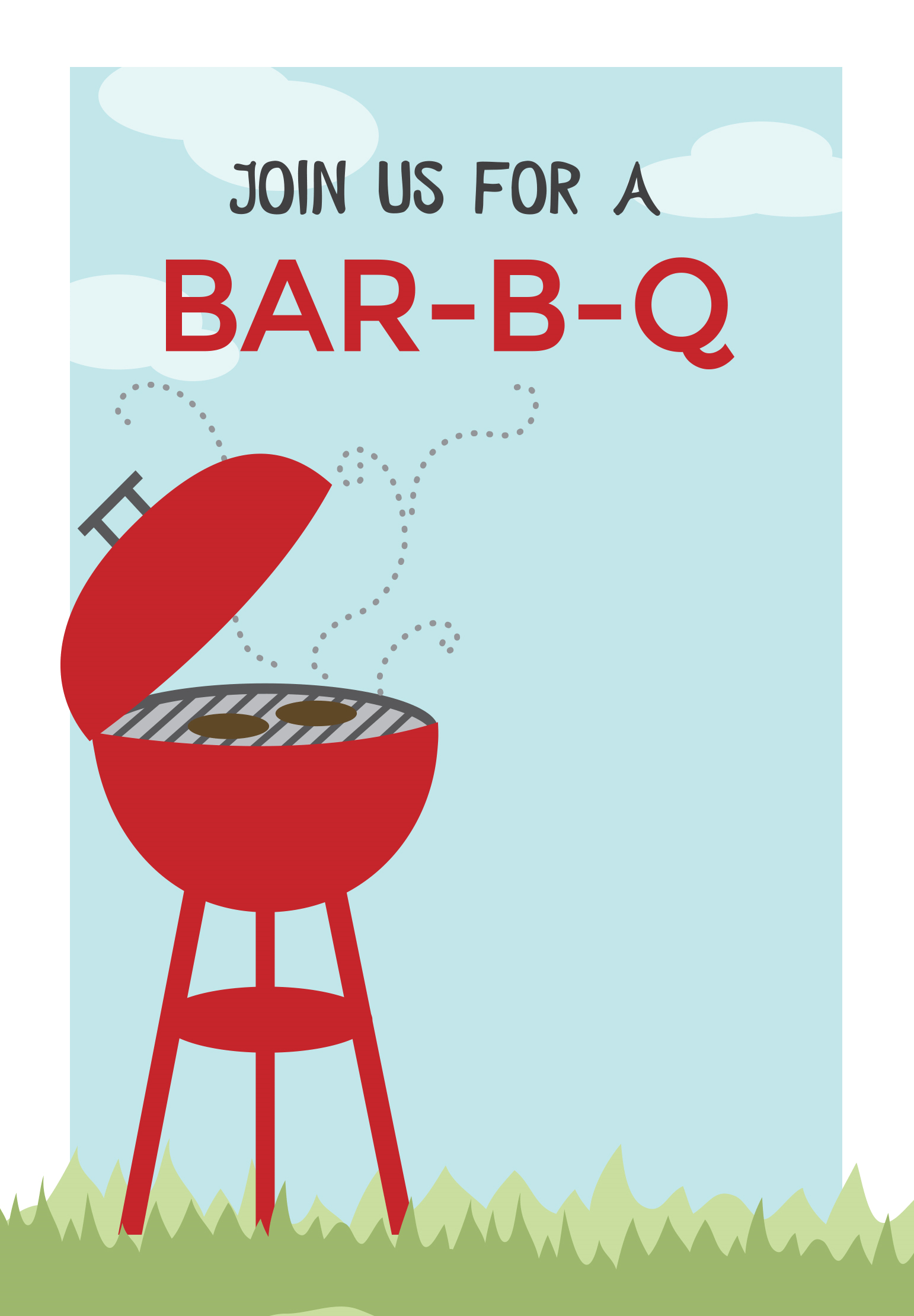 Bbq Cookout - Free Printable Bbq Party Invitation Template - Free Printable Flyers For Parties