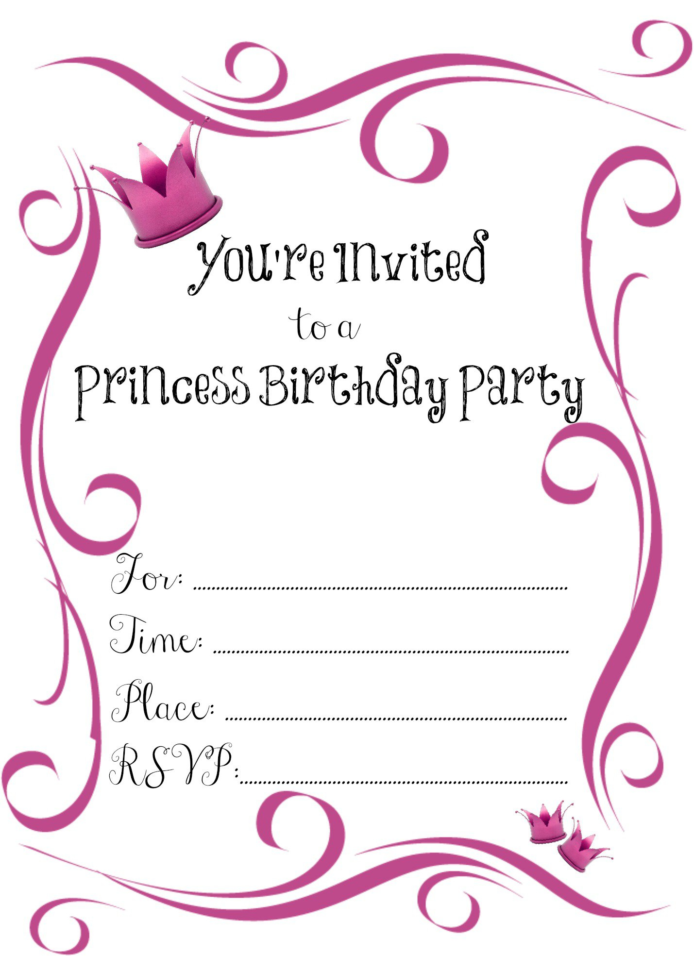 Bdayinvitesheader New Free Printable Birthday Invitation Cards - Free Printable Personalized Birthday Invitation Cards