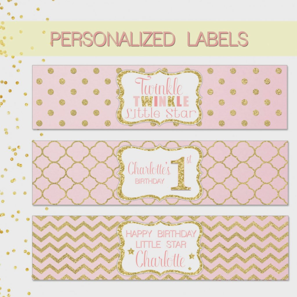 Beautiful Free Printable Water Bottle Label Template .. – Label .. - Free Printable Water Bottle Labels