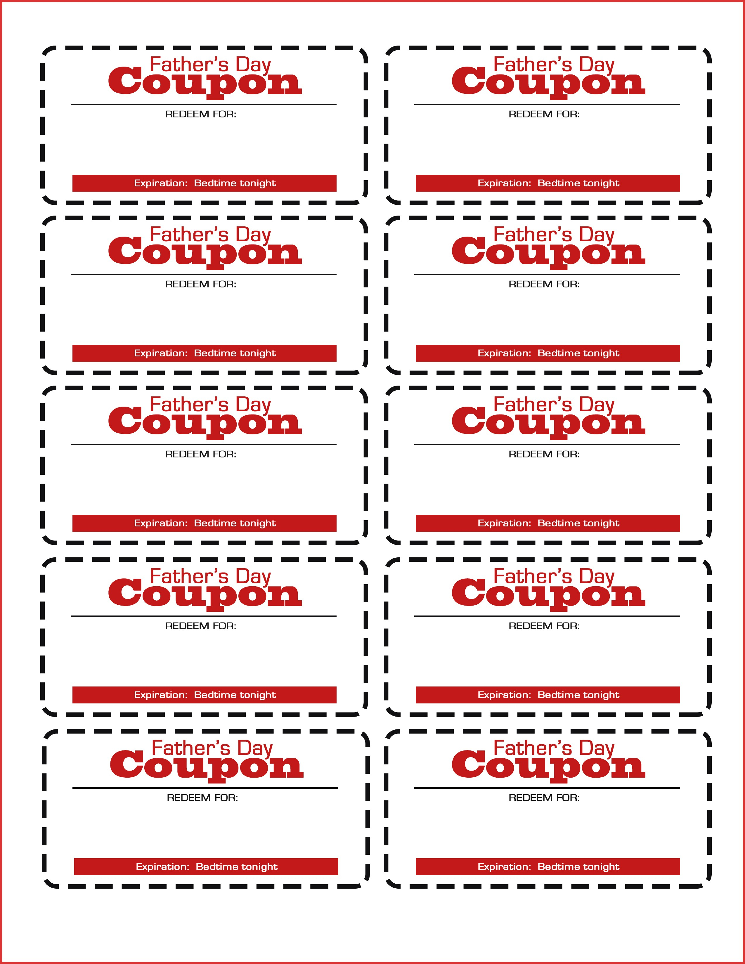 Beautiful Gift Coupon Template | Cobble Usa - Free Sample Coupons Printable