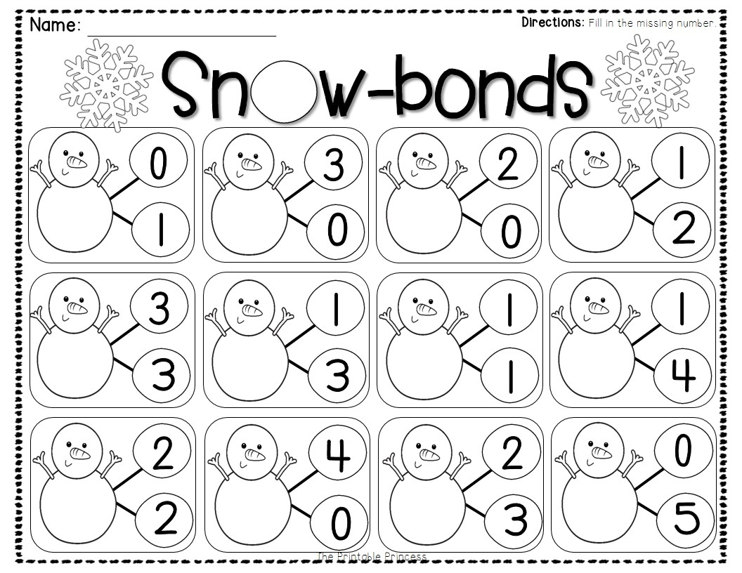 Beautiful Number Bonds For First Grade | Fun Worksheet - Free Printable Number Bonds Worksheets For Kindergarten