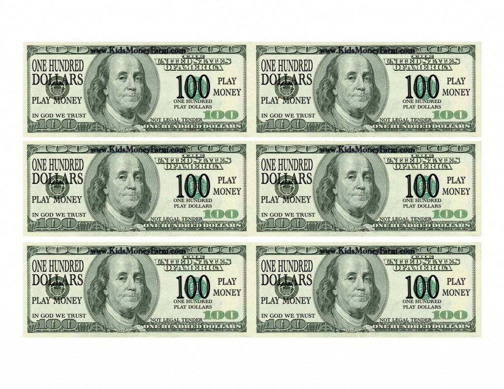 Best Photos Of Printable Fake Money Bills - Fake Money 100 Dollar - Free Printable Fake Money That Looks Real