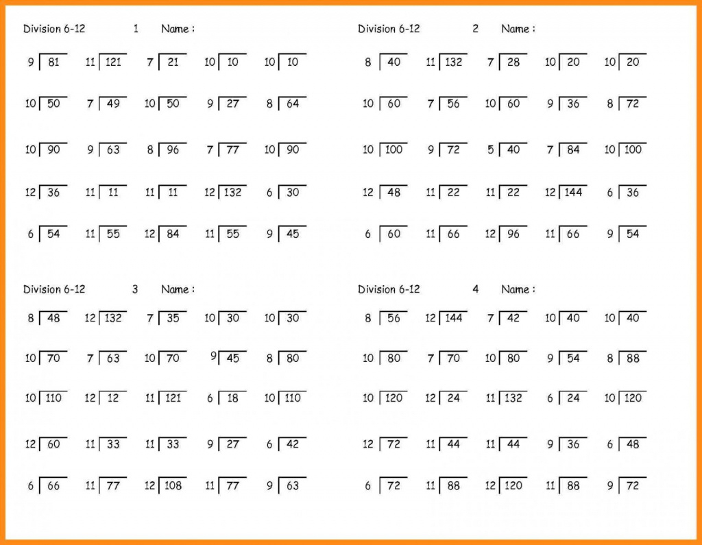 Best Solutions Of Divisions 4Th Grade Long Division Worksheets Free - Free Printable Division Worksheets For 4Th Grade