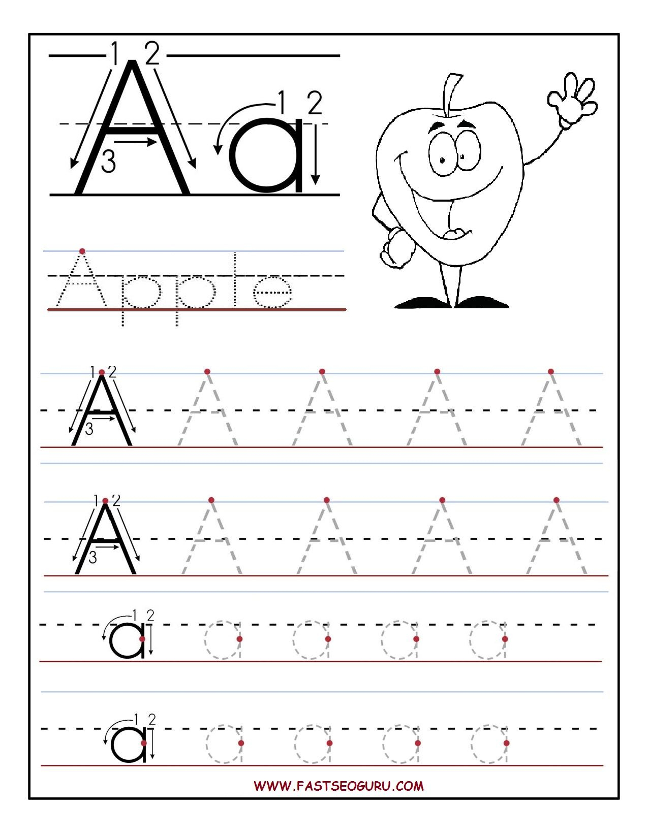 B&amp;gt;Free&amp;lt;/b&amp;gt; &amp;lt;B&amp;gt;Printable&amp;lt;/b&amp;gt; Letter A Tracing &amp;lt;B&amp;gt;Worksheets&amp;lt;/b - Free Printable Letter Tracing Sheets