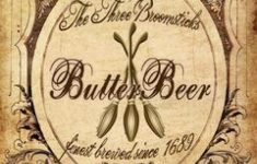 Free Printable Butterbeer Labels