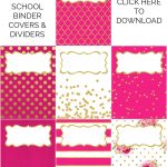 Binder Covers / Dividers Free Printables | Plans | Binder, Binder   Free Printable School Binder Covers