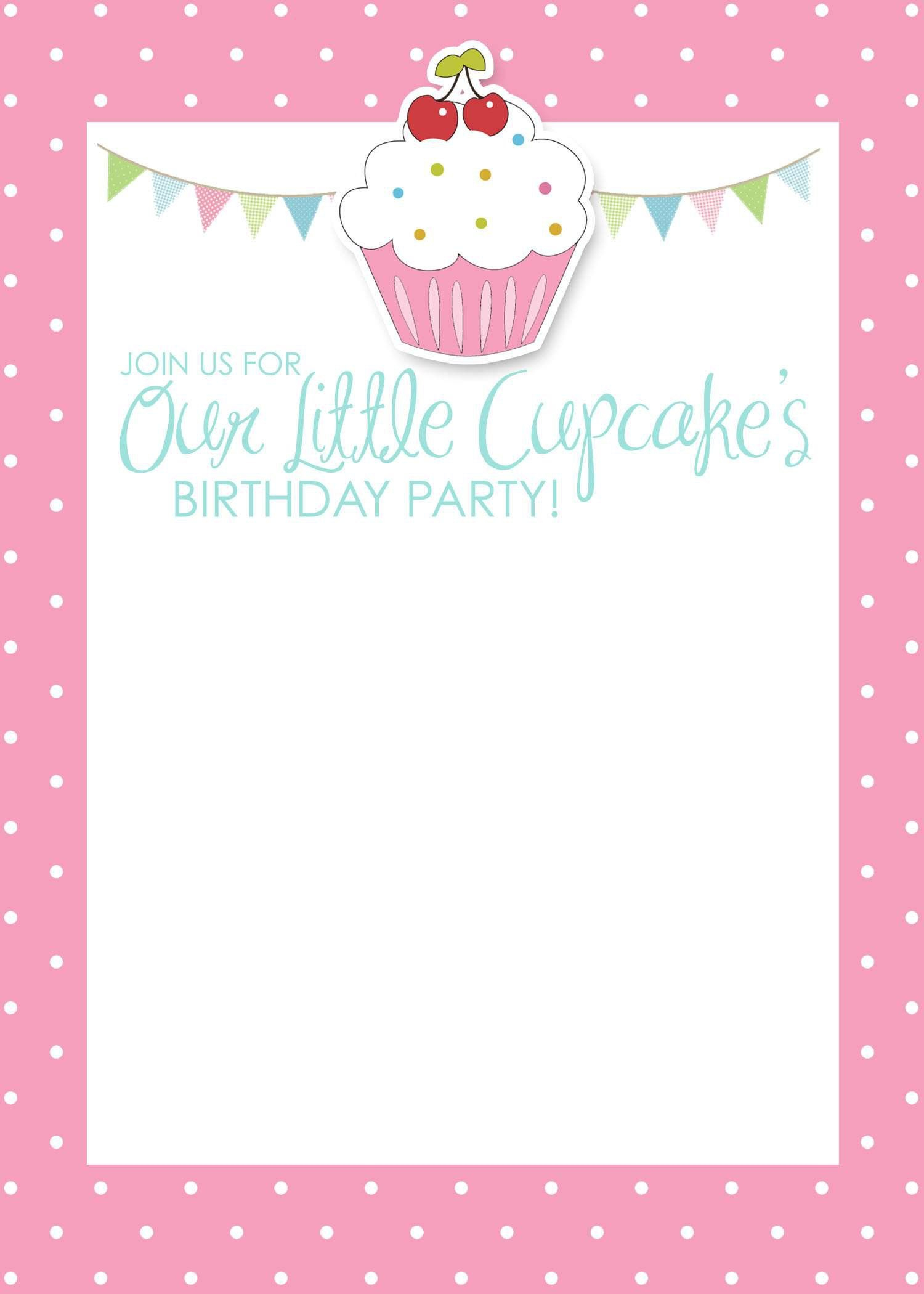 Birthday-Invitation-Card-Template-Free | Birthday Invitations - Free Printable Birthday Invitation Cards Templates