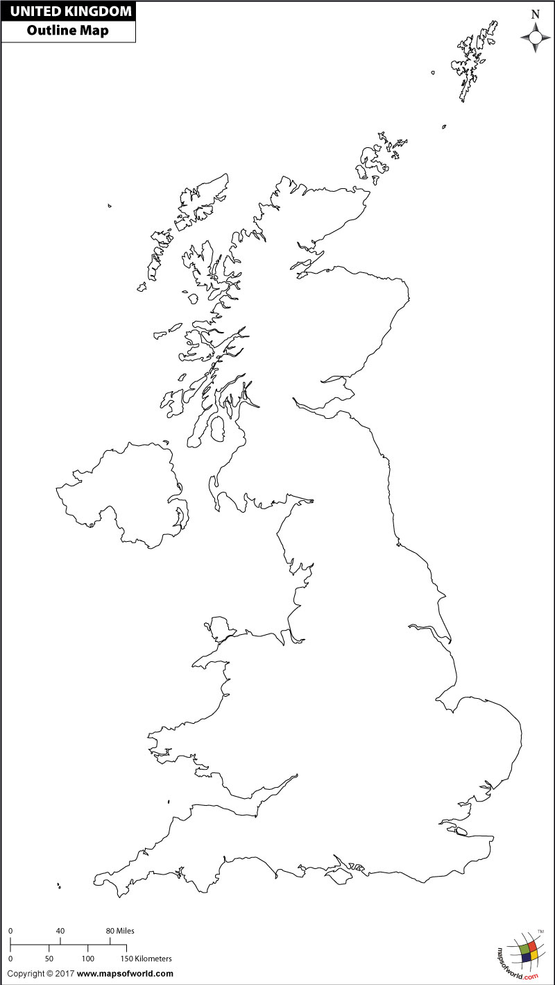 Blank Map Of Uk | Outline Map Of Uk - Free Printable Map Of Uk And Ireland