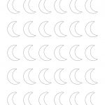 Blank Moon Templates | Printable Moon Shapes   Free Printable Shapes Templates