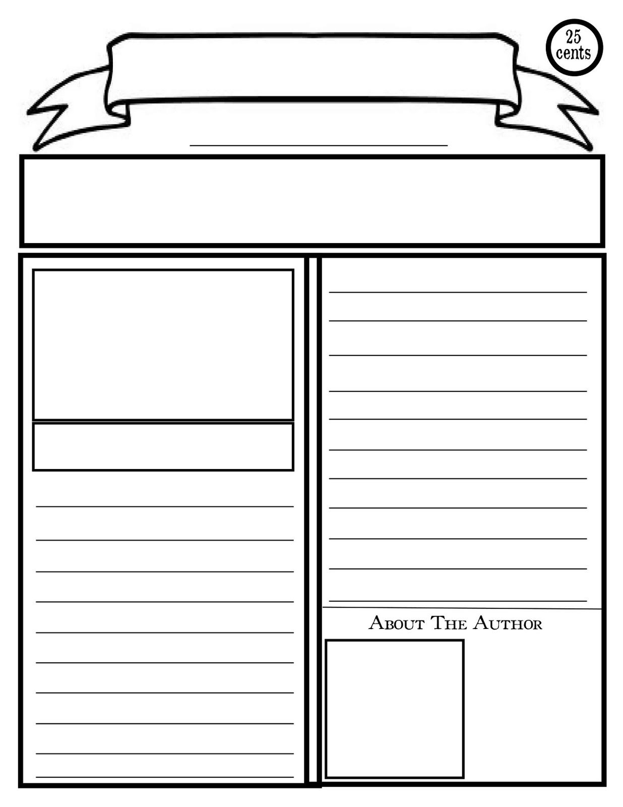 Free Printable Newspaper Templates For Students Free Printable