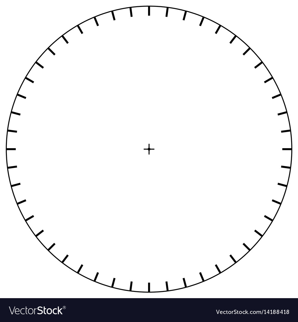 Blank Polar Graph Paper - Protractor - Pie Chart Vector Image - Free Printable Pie Chart