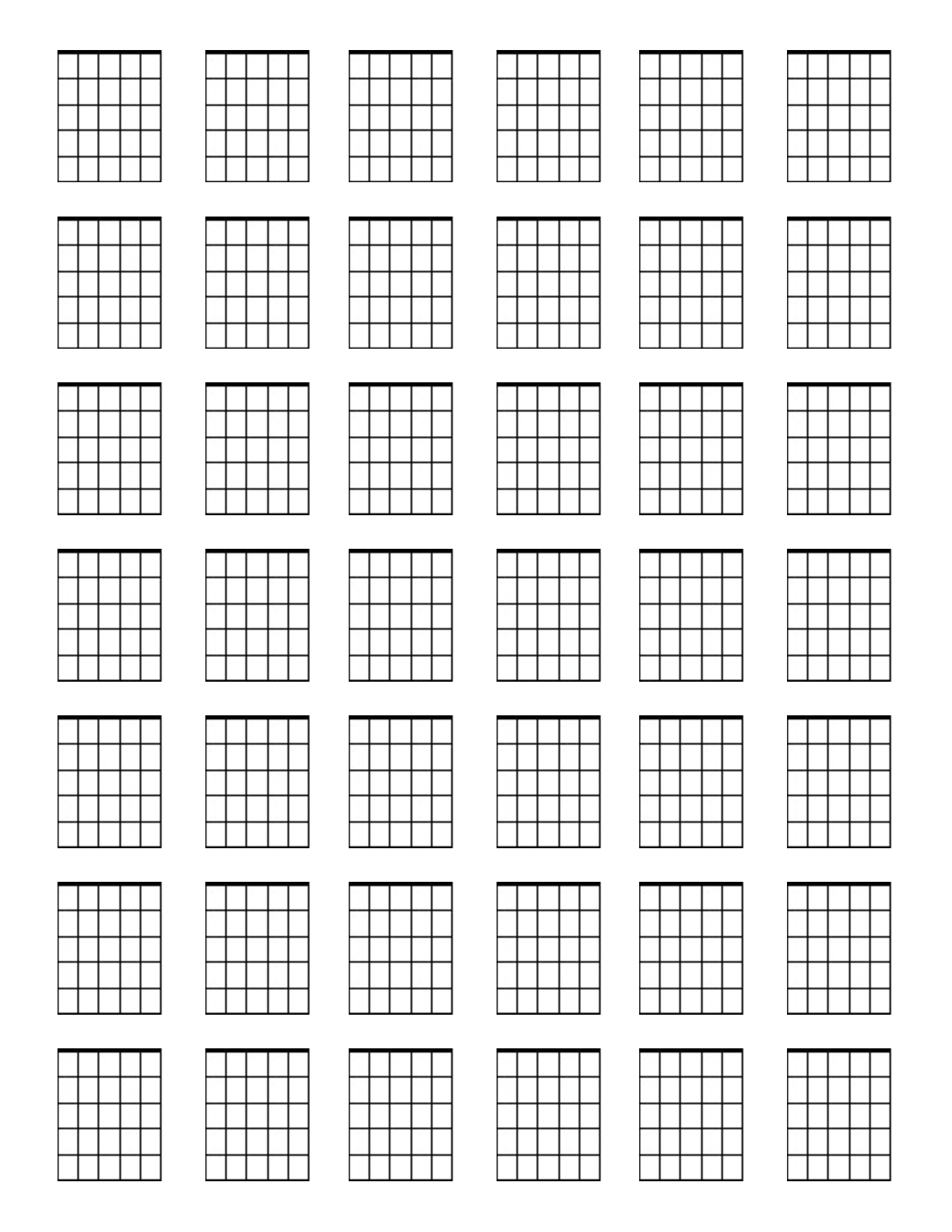 Blank Sheet Music Guitar Chords | Ourimgs - The Hippest - Free Printable Guitar Tablature Paper