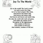 Bluebonkers: Joy To The World Free Printable Christmas Carol Lyrics   Free Printable Lyrics To Christmas Carols