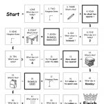 Board Game Grade 1   Colours, Numbers, School Material, Etc   Free Printable Hangman Game