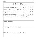 Book Report Cards | Homeschool | Book Report Templates, Book Review   Free Printable Grade Cards