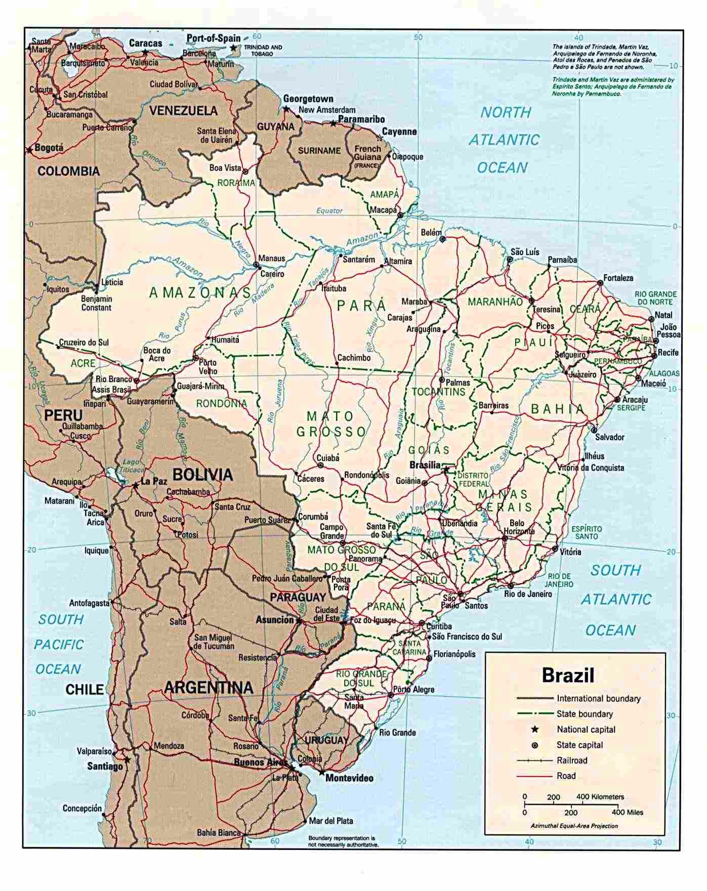 Brazil Maps | Printable Maps Of Brazil For Download - Free Printable Map Of Brazil