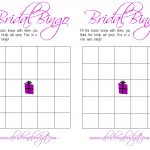 Bridal Bingo Template Cleaning Shower Grout   Free Printable Bridal Shower Cards