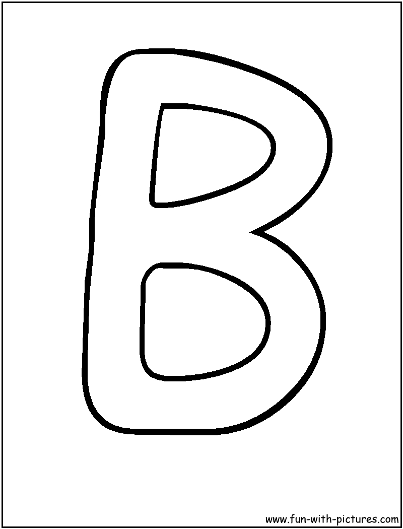 Bubble Letters B Coloring Page | Alphabet | Pinterest | Bubble - Free Printable Bubble Letters Font