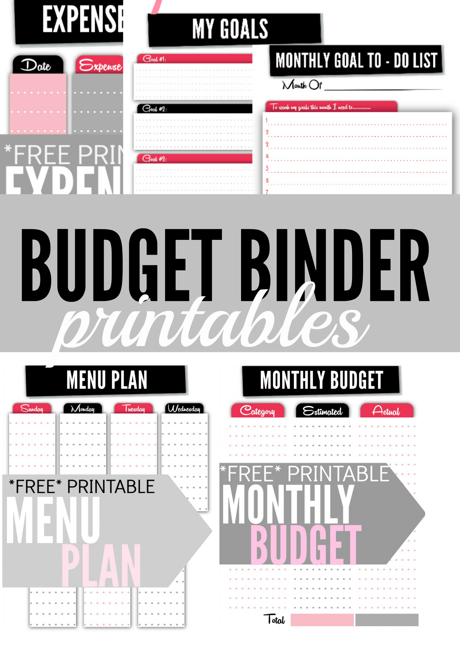 Budget Binder Printables - Single Moms Income - Free Printable Budget Binder Worksheets