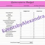 Budget Template   39+ Free Word, Excel, Pdf Format Download! | Free   Free Quinceanera Planner Printable