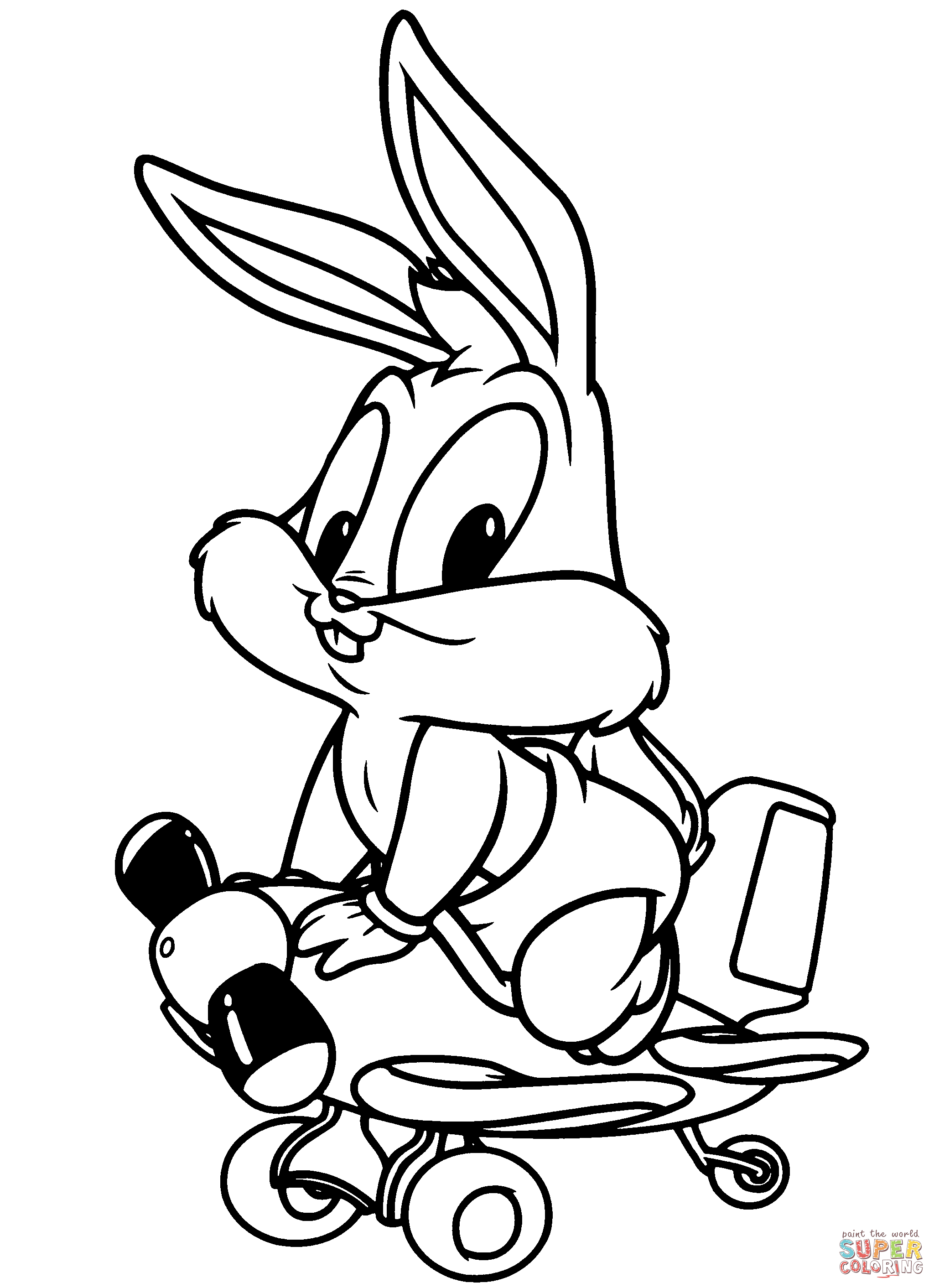 Bugs Bunny Coloring Pages | Free Coloring Pages - Free Printable Bugs Bunny Coloring Pages