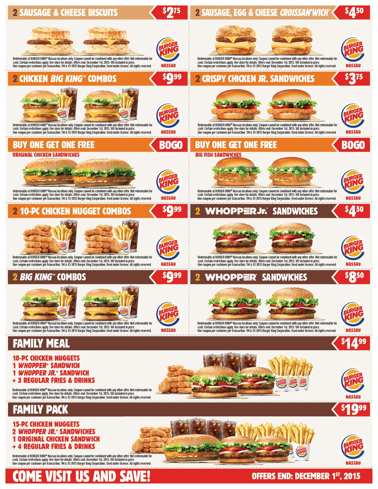 Burger King Coupons Are Back! Print And Use #coupons Only At - Burger King Free Coupons Printable
