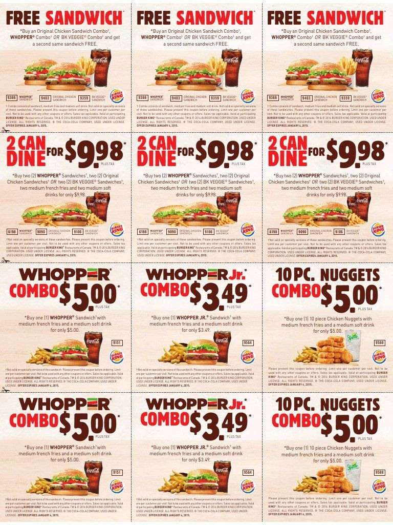 Burger King Printable Coupons Expire January 4 2015 | Places To - Free Printable Nicotine Patch Coupons