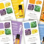 Business Card Templates   Creative Essentials In Free Printable   Free Printable Doterra Sample Cards