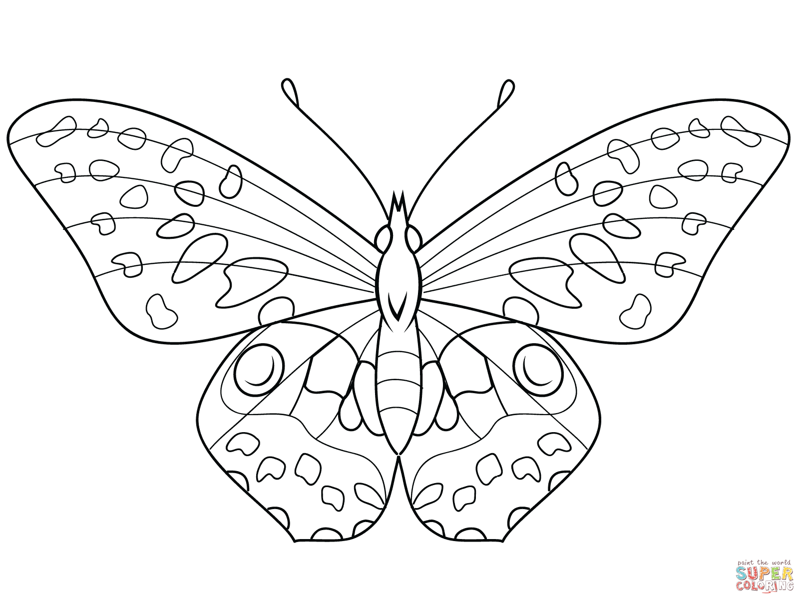 Butterfly Coloring Pages | Free Coloring Pages - Free Printable Butterfly Coloring Pages