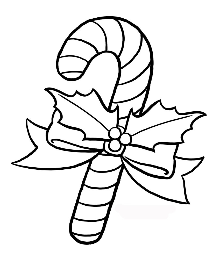 Candy Cane Free Printable Coloring Pages | Art N Craft Ideas, Home - Free Printable Candy Cane