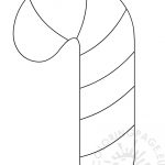 Candy Cane Printable 4 #33467   Free Printable Candy Cane