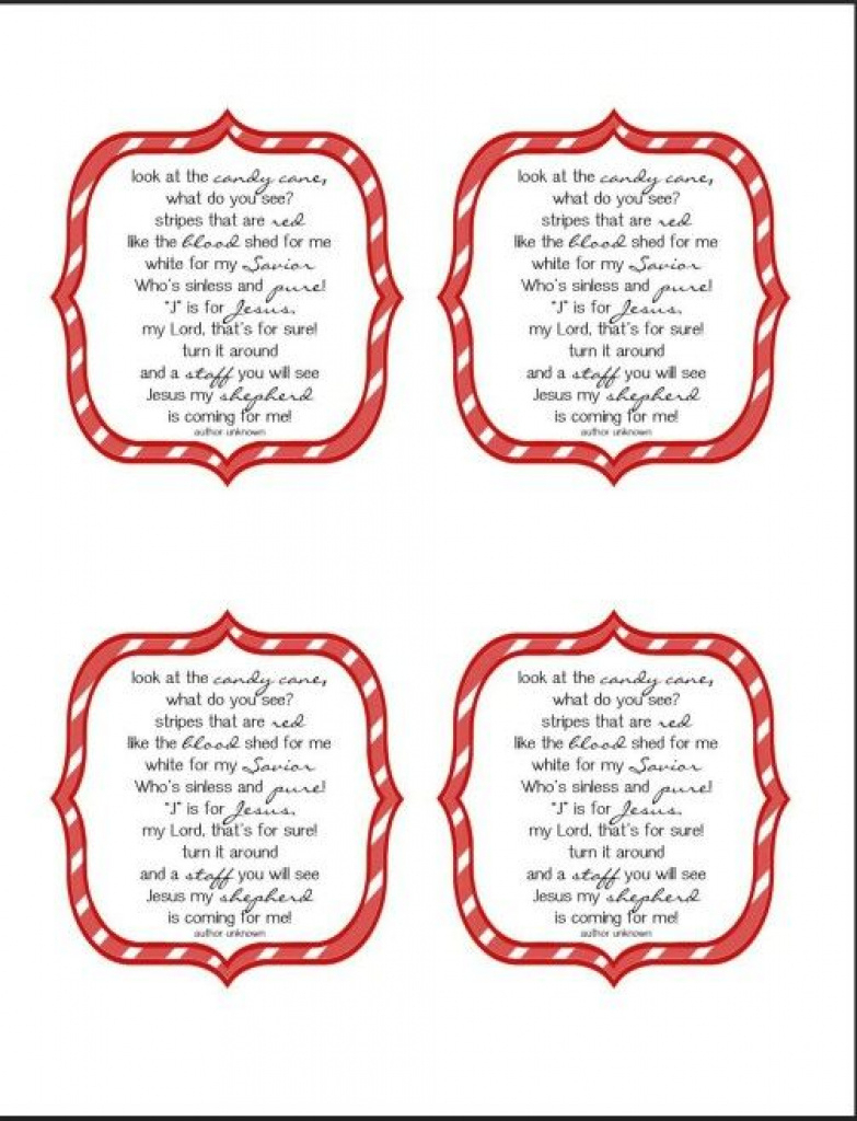 Candy Cane Story | Christmas Decor | Pinterest | Candy Canes And - Free Printable Candy Cane Poem