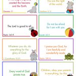 Cap Creations: Free Printable Lunchbox Bible Verse Cards   Free Printable Bible Verses For Children