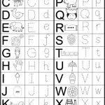 Capital & Small Letter Tracing Worksheet | Writing Activities   Free Printable Worksheets For Kg1