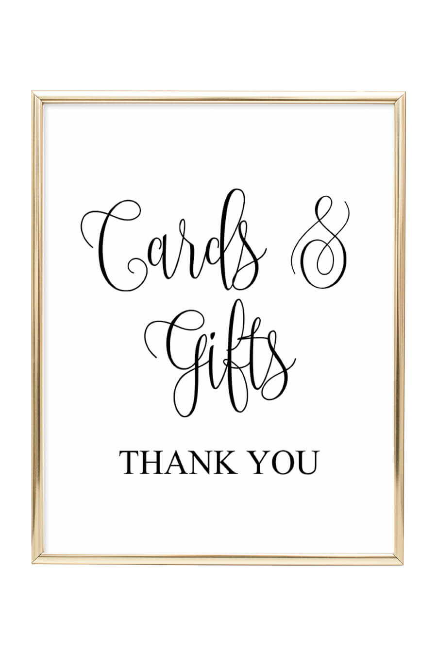 Cards And Gifts Wedding Sign - Chicfetti - Cards Sign Free Printable