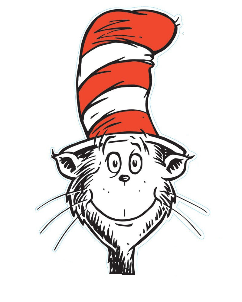 Cat In The Hat Head Clipart Collection - Free Printable Cat In The Hat Clip Art
