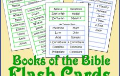 Books Of The Bible Bookmark Printable Free
