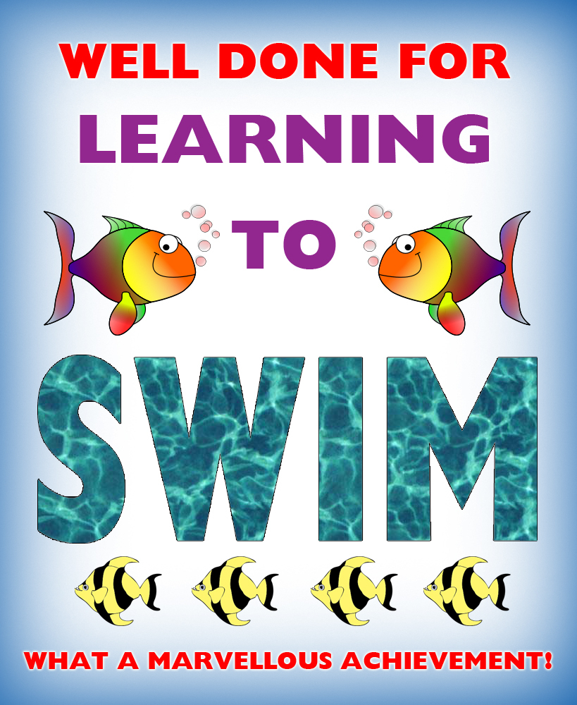 Certificate Of Achievement: Well Done For Learning To Swim | Rooftop - Free Printable Swimming Certificates For Kids