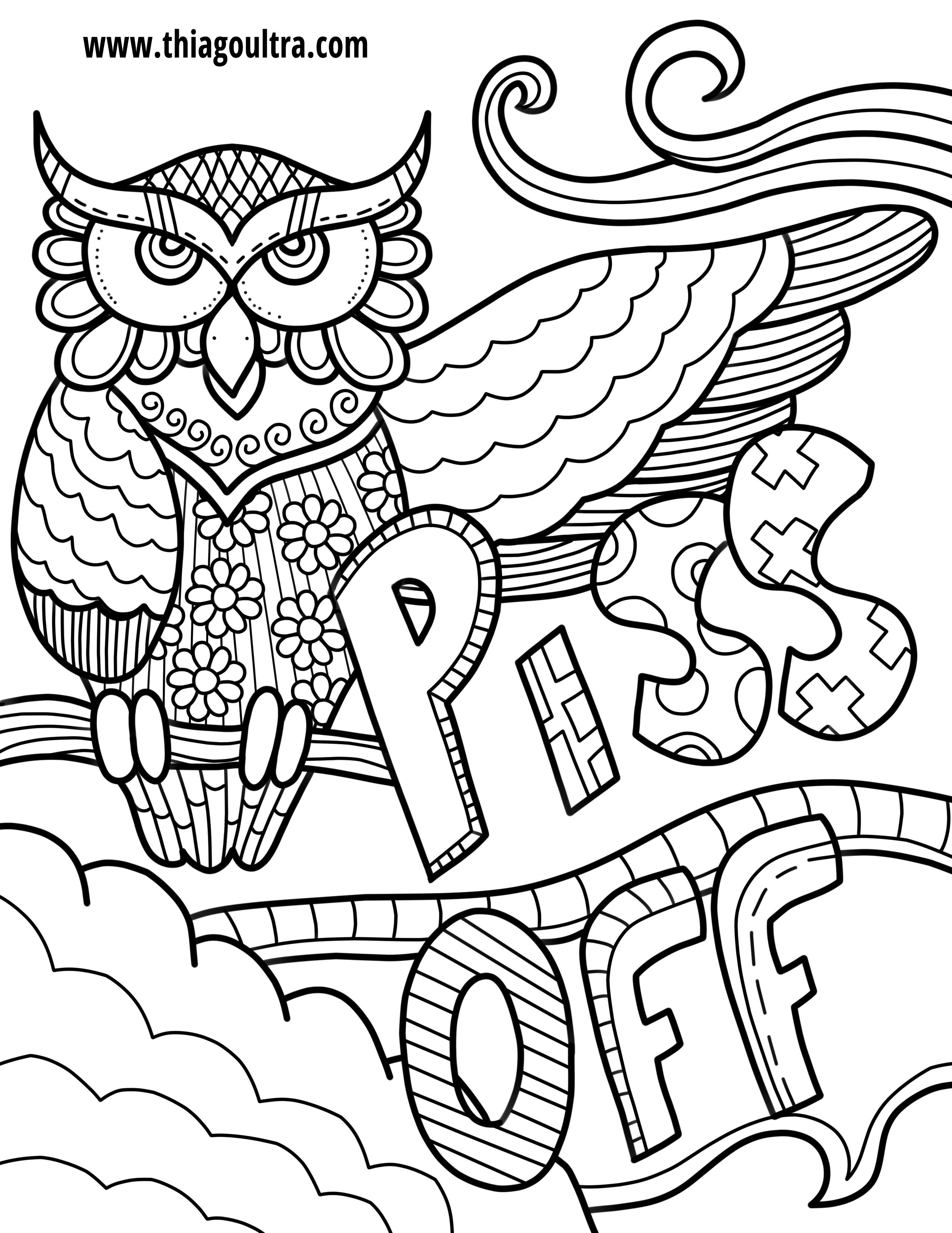 Challenge Free Printable Coloring Pages For Adults Only Swear Words - Free Printable Coloring Pages For Adults Swear Words