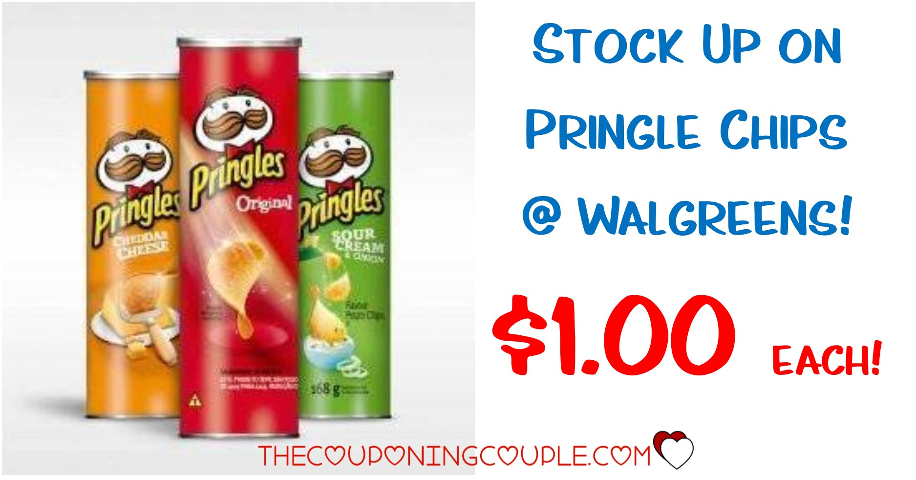 Cheap Deal On Pringles Chips @ Walgreens! $1.00 Each - Free Printable Pringles Coupons