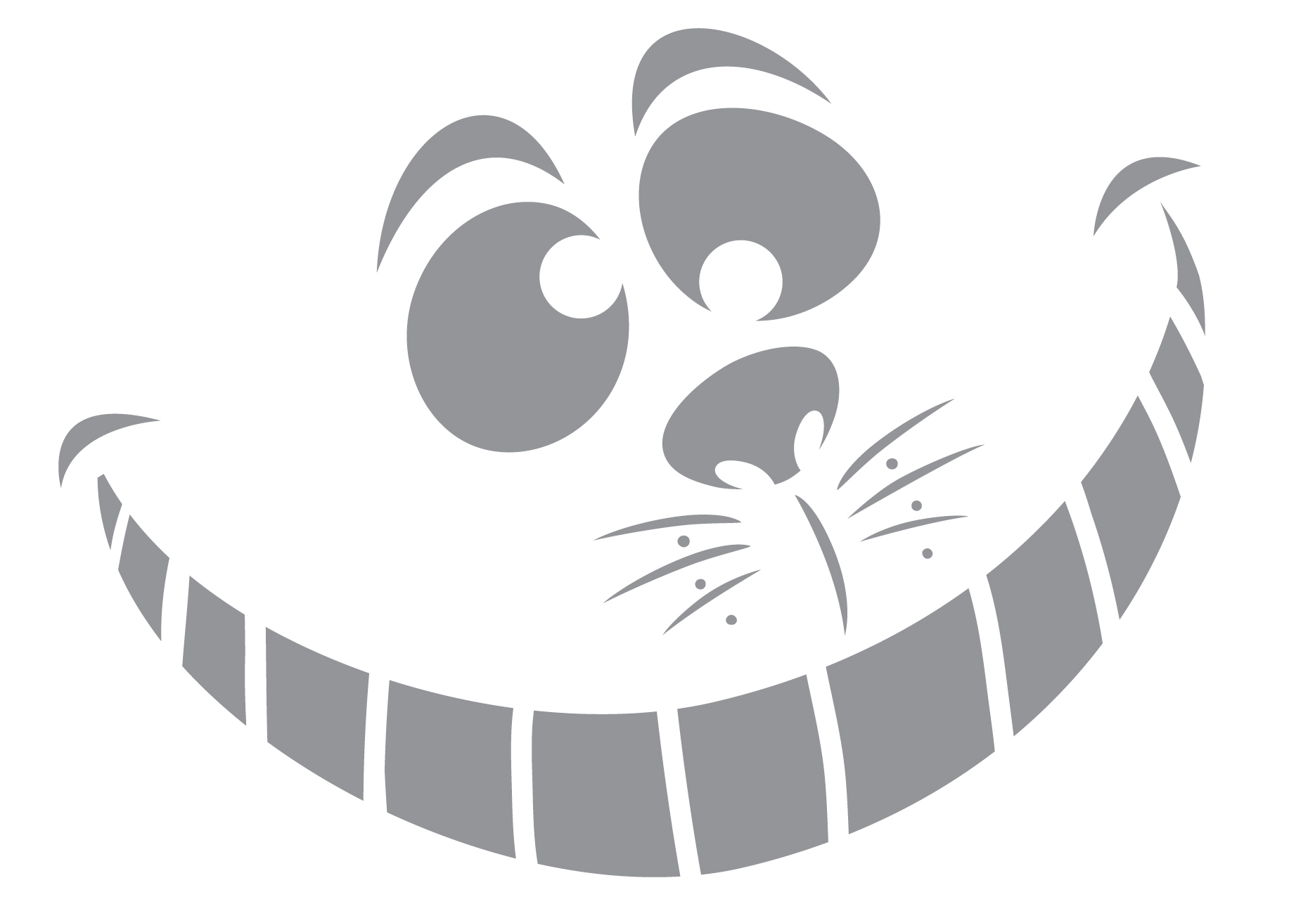 Cheshire Cat Pumpkin Carving Template | Disney Family - Free Printable Pumpkin Stencils