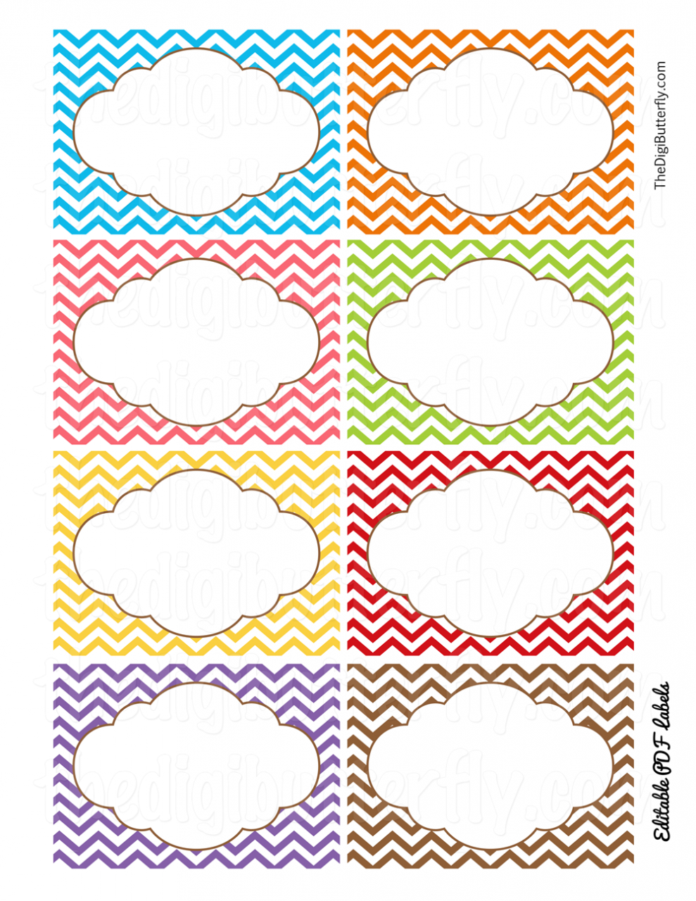 Chevron Fiesta Labels | Craft Ideas | Pinterest | Printables - Free Printable Chevron Labels