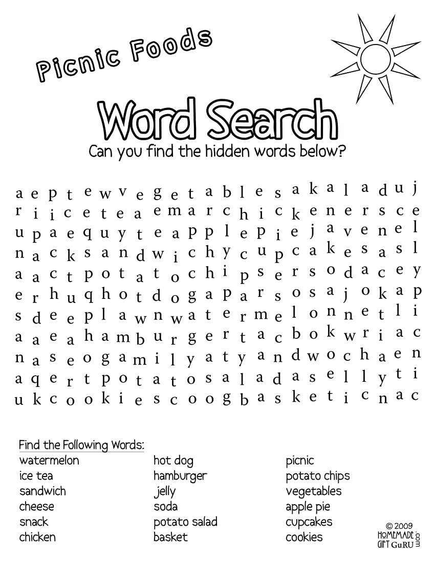 Childrens Word Search Printable Cool Free For Kids Printable Word - Word Search Free Printable Easy