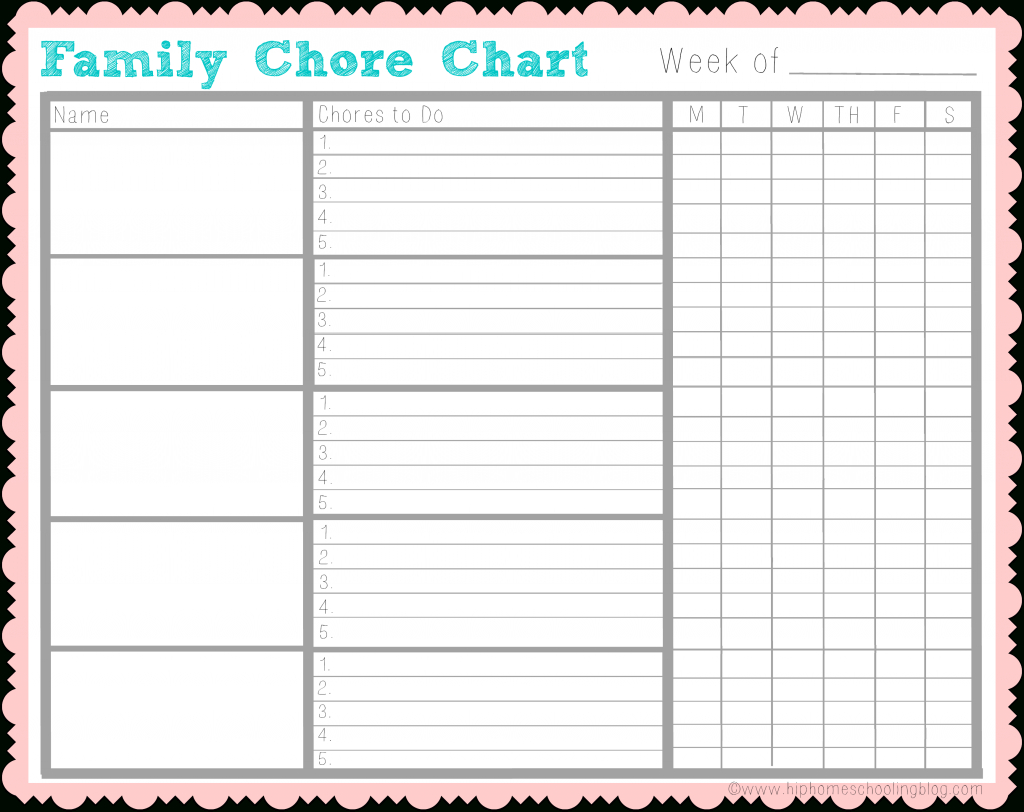 Chores For Kids: Get Kids Helping With My Free Chore Chart - Free Printable To Do Charts