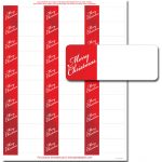 Christmas Address Labels | The Image Shop   Free Printable Christmas Return Address Label Template