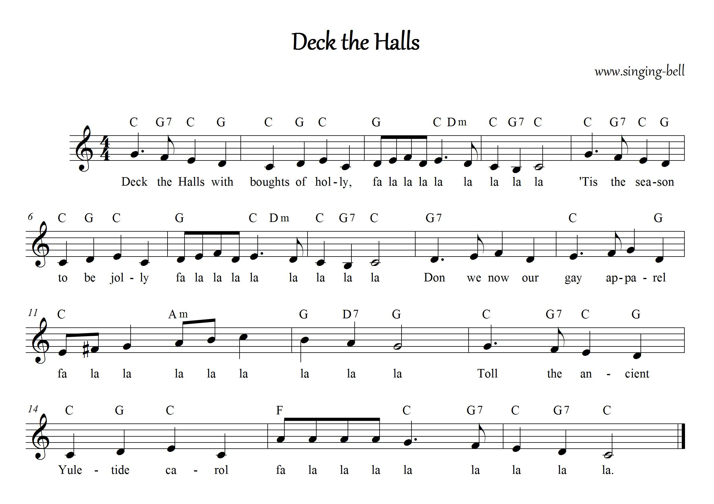 Christmas Carol Sheet Music | 30 Free Scores To Download - Free Printable Lyrics To Christmas Carols